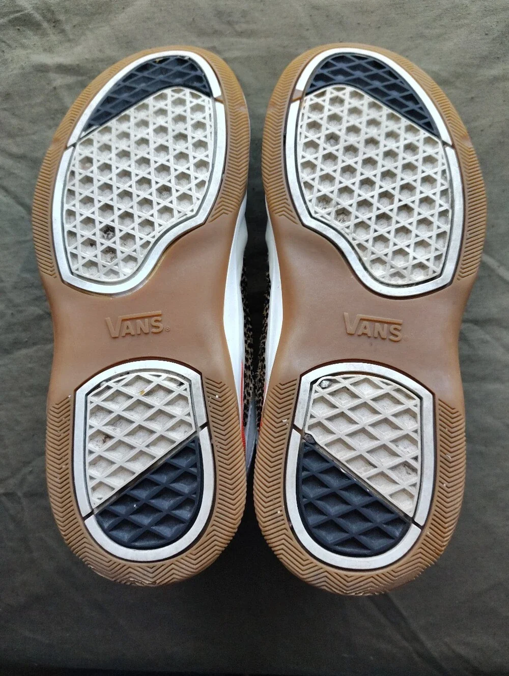 Vans Varix WC Tiny Cheetah Spicy Orange Chunky Sneakers Men 7.5 / Women 9